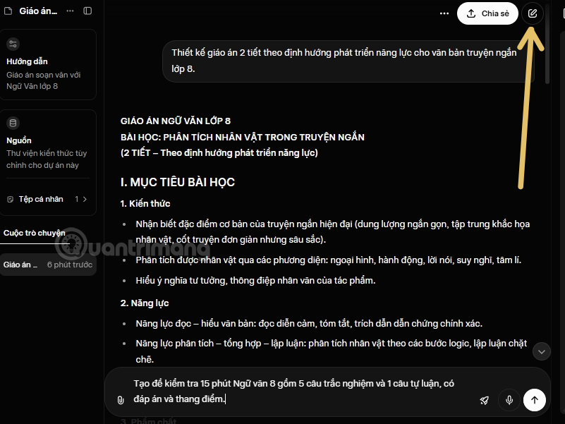 cách quản lý dự án với AI