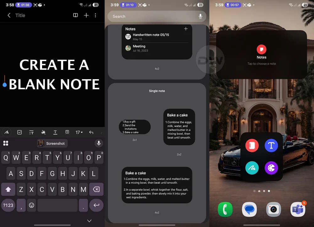Tạo ghi chú trên màn hình