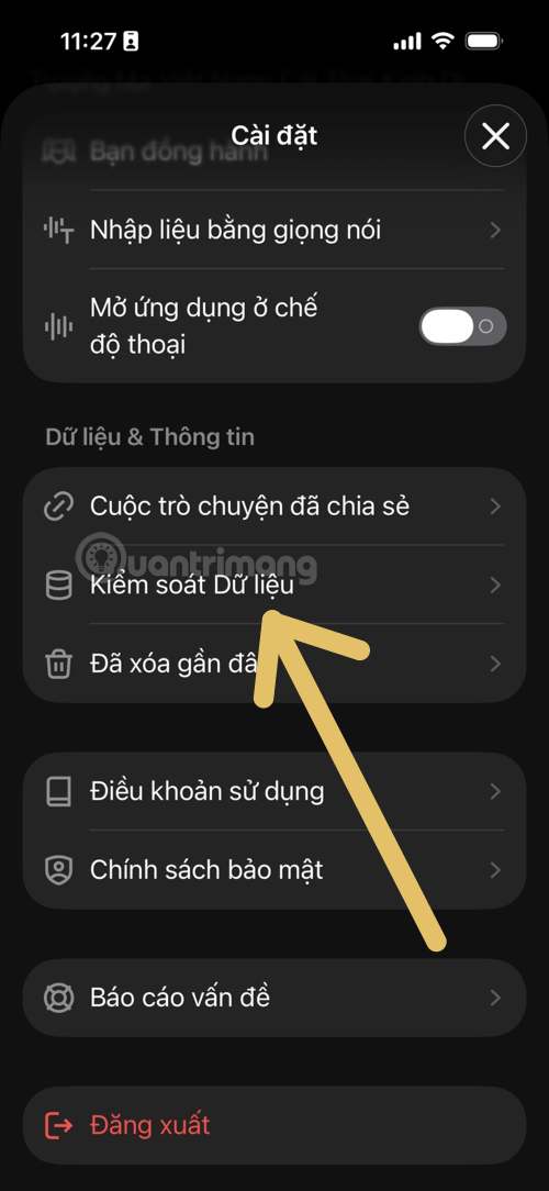 cách xóa lịch sử trò chuyện grok