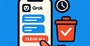 Hướng dẫn xóa lịch sử cuộc trò chuyện Grok