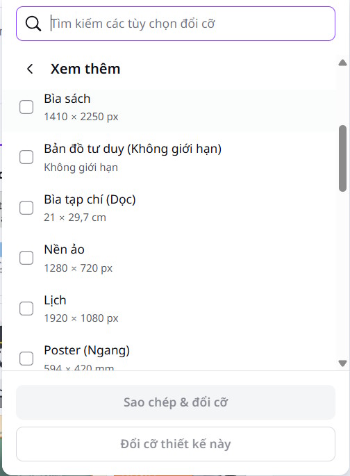 Tùy chọn định dạng đổi nội dung trên Canva AI