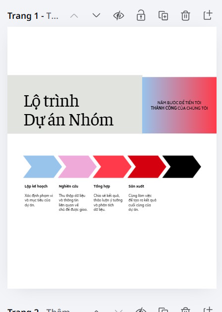 Định dạng bài đăng trên Canva AI