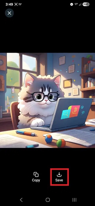 Lưu hình ảnh cuộc trò chuyện để chia sẻ với bạn bè.