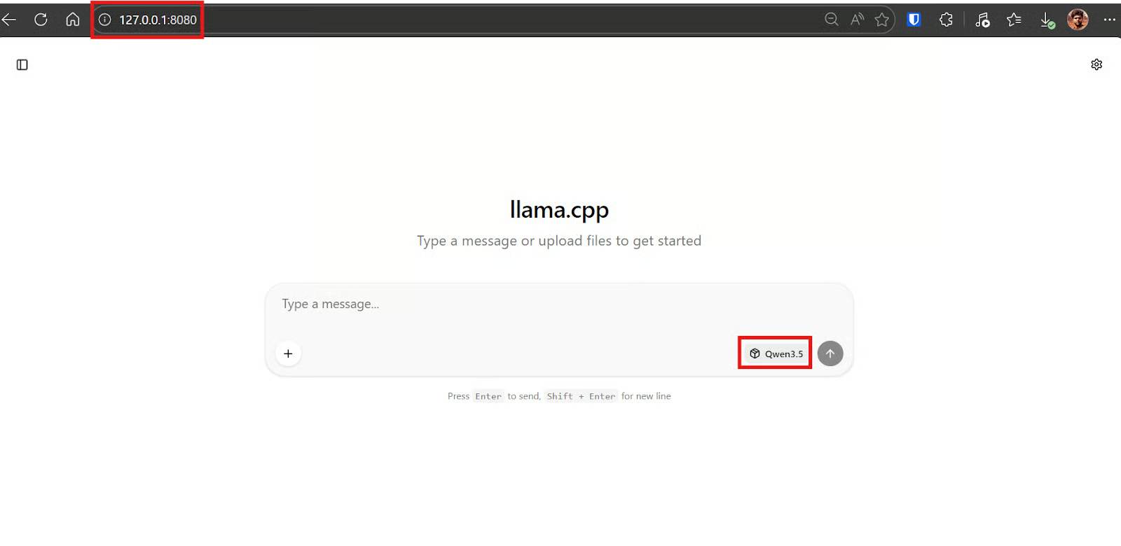 WebUI của Llama.cpp