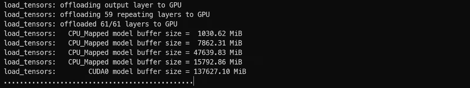 Khởi động máy chủ llama.cpp và load mô hình