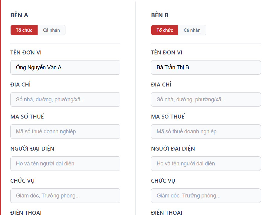 Loại văn bản cần soạn trên hanhchinh.ai.vn