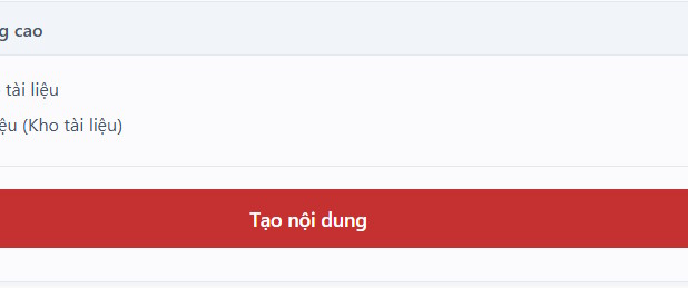 Tạo văn bản trên hanhchinh.ai.vn