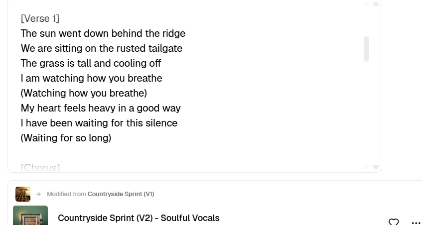 Thêm lời nhạc tạo trên Google Producer AI