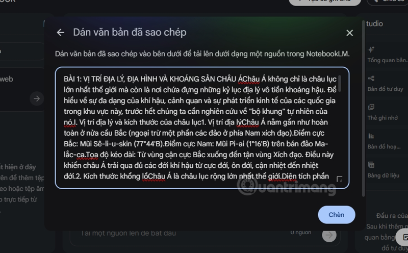 tạo podcast notebooklm