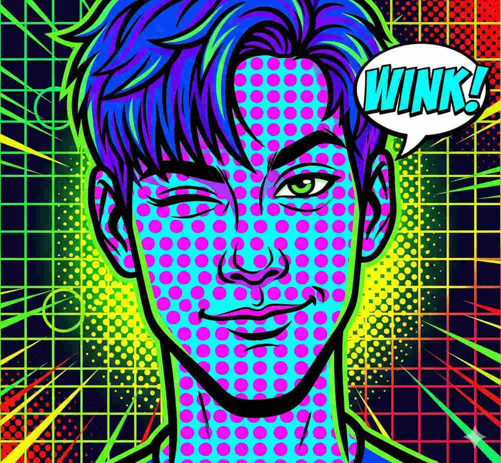 Lệnh tạo tranh biếm họa Pop Art Gemini