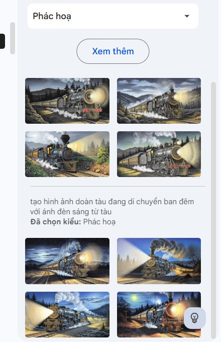 Ảnh AI tạo trên Docs