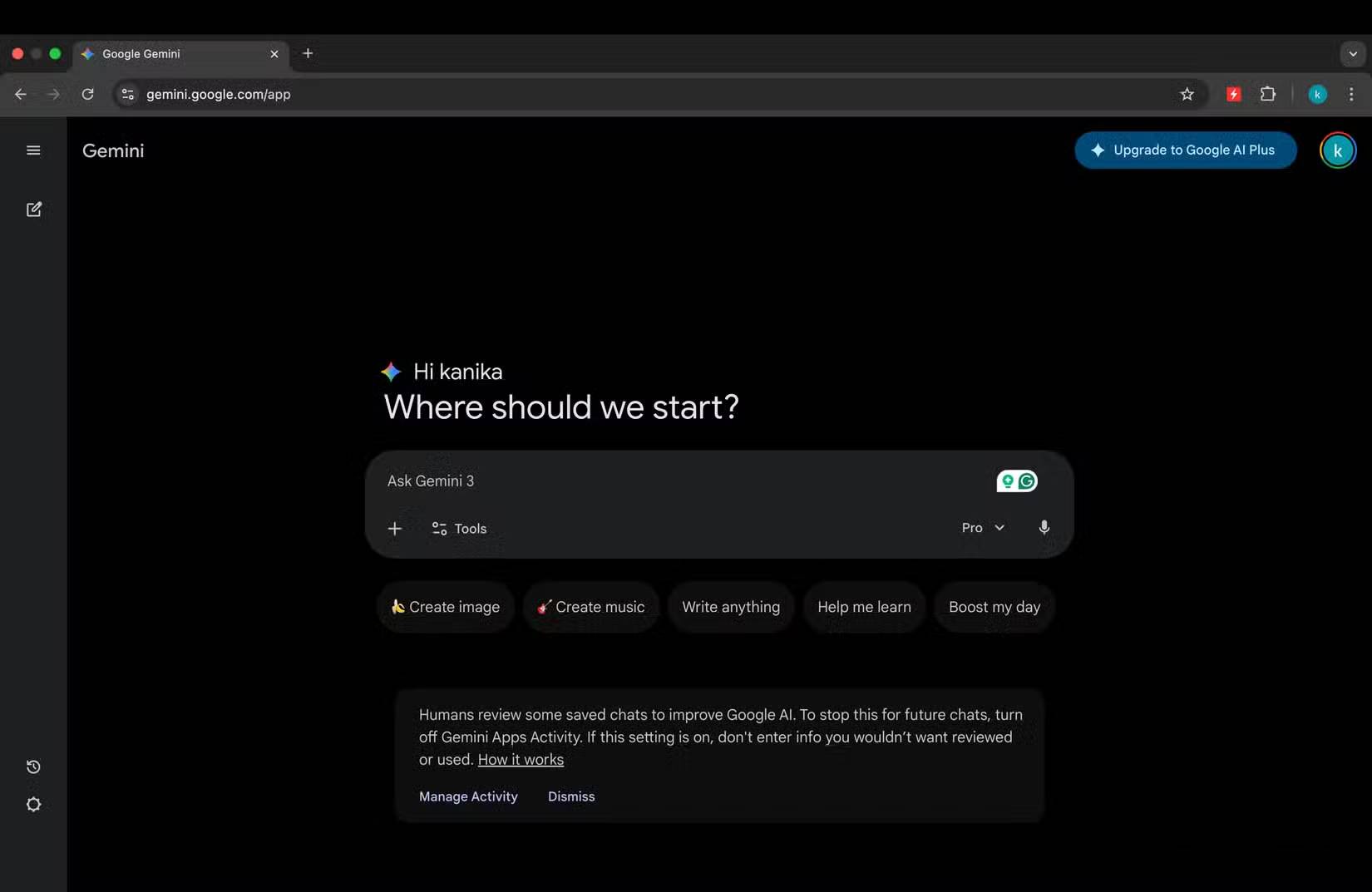 Sử dụng Google Gemini