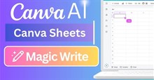 Hướng dẫn tạo bảng Canva Sheets bằng Magic Write