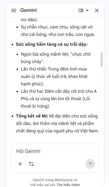 Công cụ Gemini trên Slides