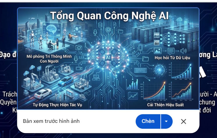 Ảnh AI trong Slides
