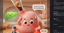 Hướng dẫn tạo video 3D hoạt hình "dạ dày kêu cứu" với Veo 3 trong Genminigen AI