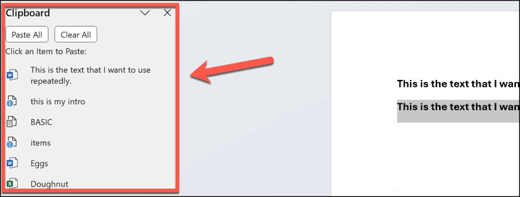Clipboard trong Office