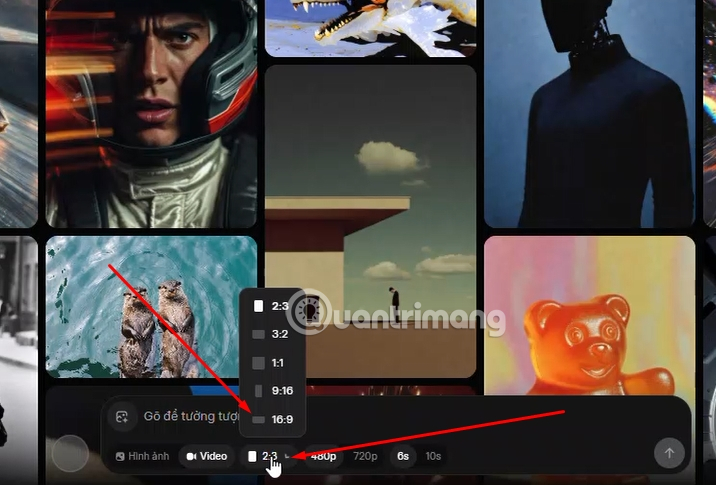 cách tạo video 16:9 grok