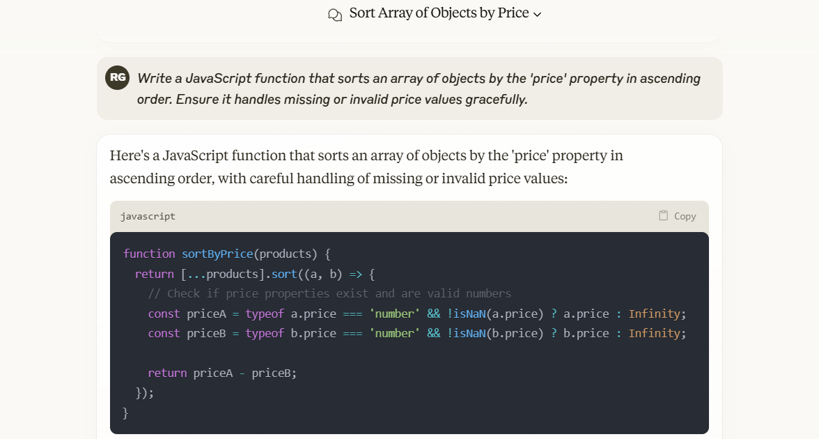 Sửa code được tạo