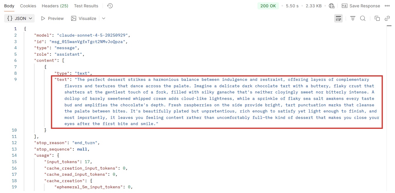 Phản hồi của Claude