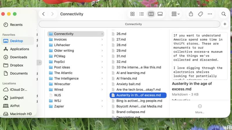 File Obsidian trong Finder