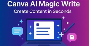 Tạo nhanh câu hỏi trắc nghiệm từ slide bằng Magic Write trên Canva