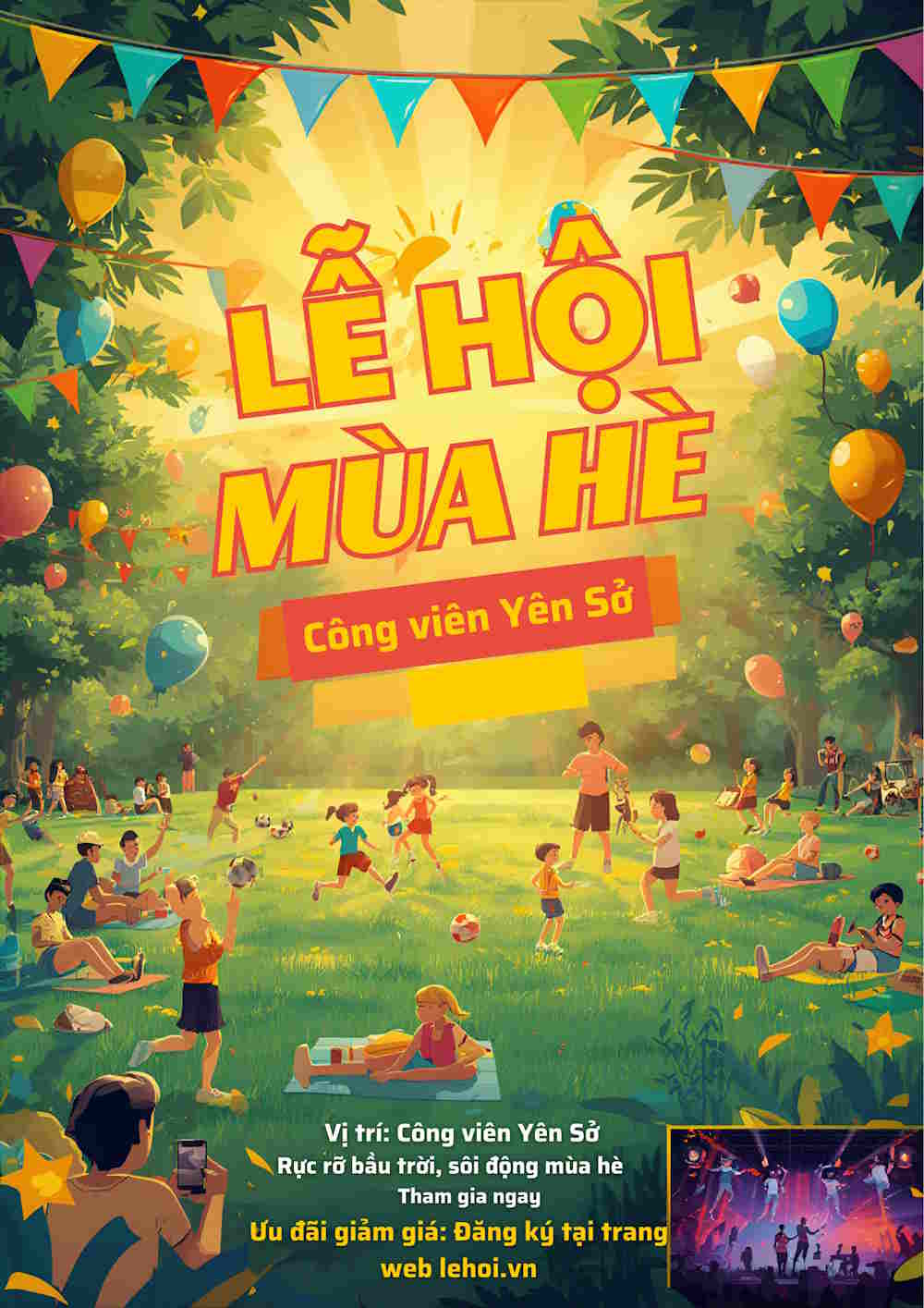 Poster tạo trên Canva AI