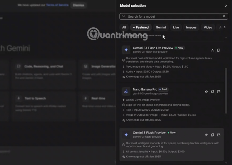 cách sử dụng mô hình gemini trong google ai studio