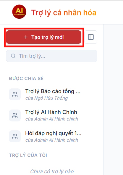 Tạo trợ lý AI cá nhân riêng 