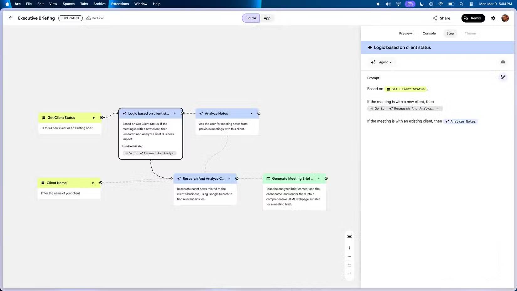 Sử dụng định tuyến động trong một Opal step