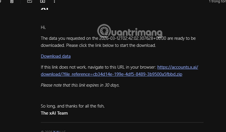 tải lịch sử trò chuyện grok