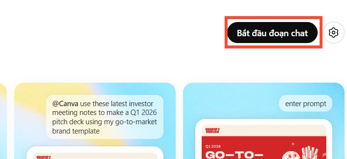 Sử dụng Canva trên ChatGPT