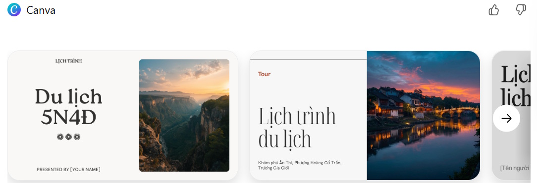 Tạo slide thuyết trình Canva trên ChatGPT