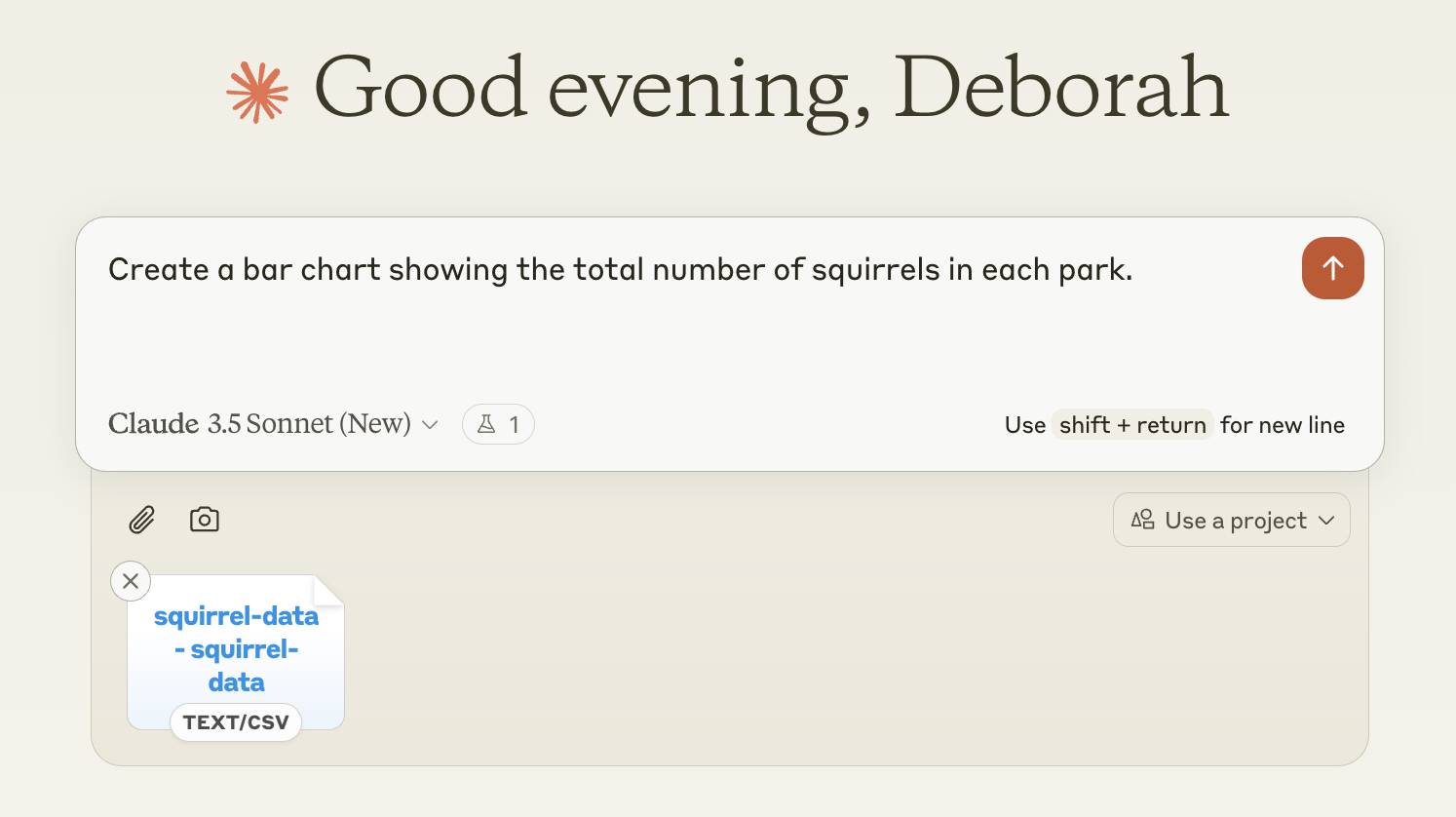 Mở cuộc trò chuyện mới với Claude.