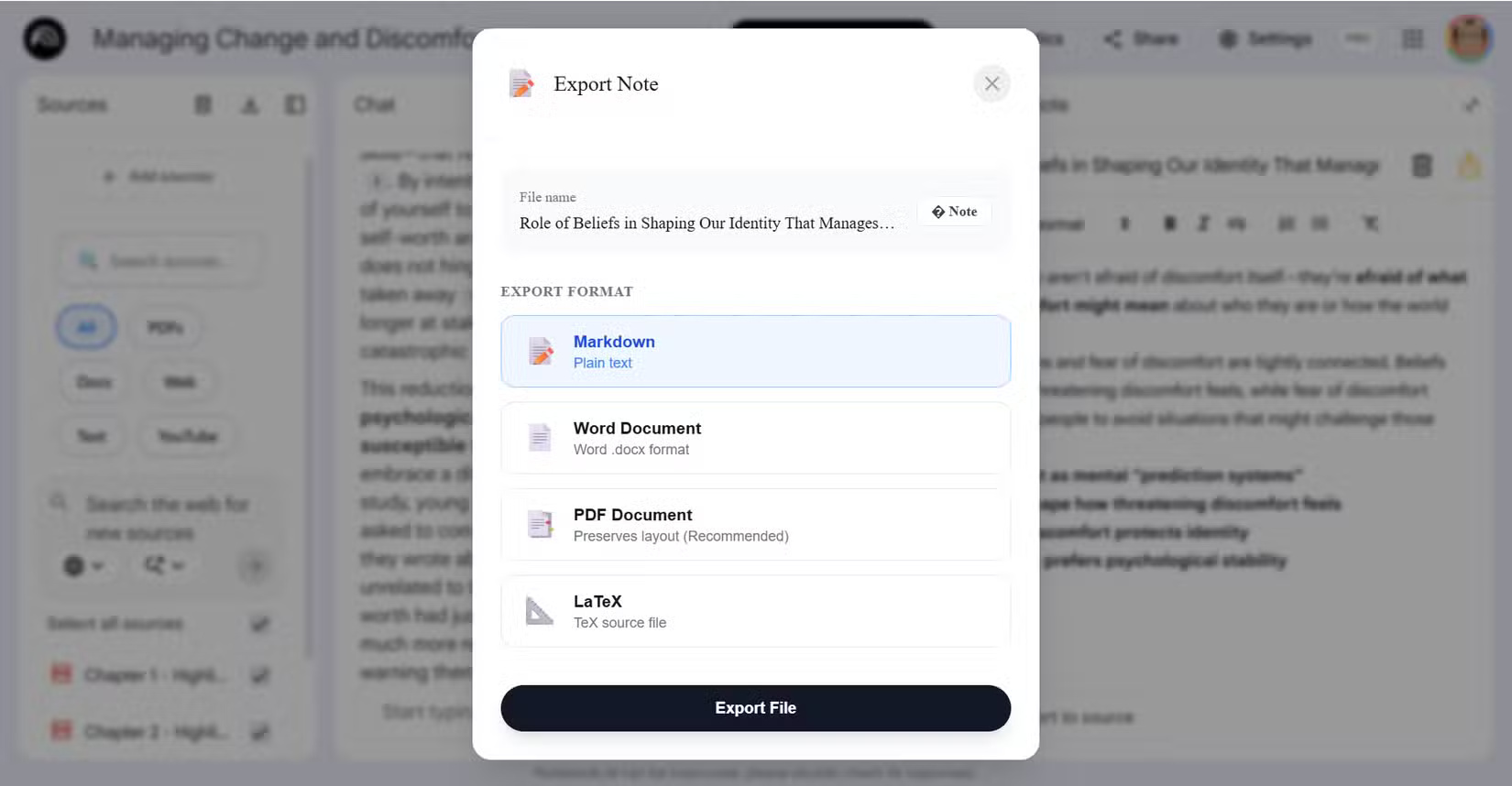 Tiện ích mở rộng NotebookLM Ultra Exporter cho Chrome.