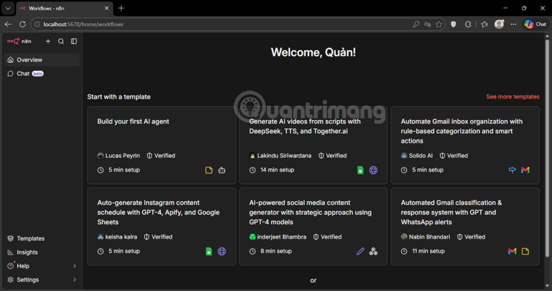 cài n8n trên windows