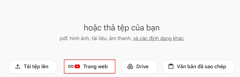 Nguồn video trên NotebookLM