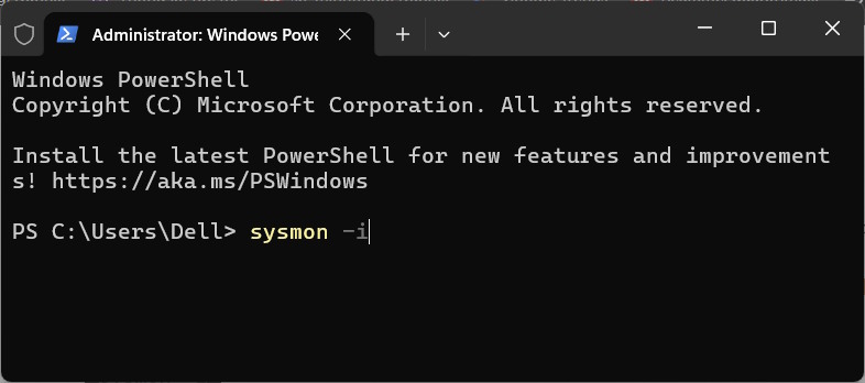 Kích hoạt Sysmon qua Settings Windows 11