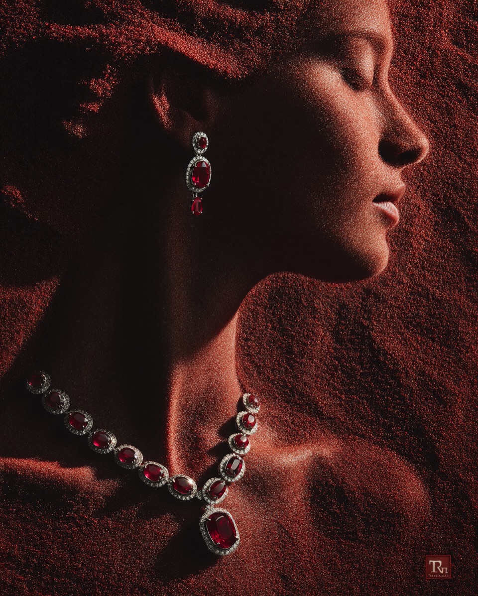 Ánh sáng chiếu xiên ấn tượng trên dây chuyền