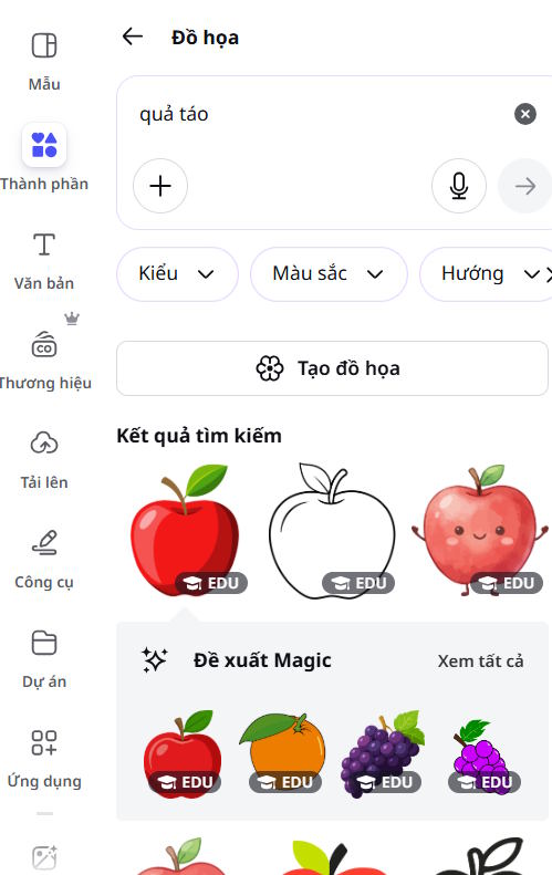 Đồ họa chèn phiếu viết tay trên Canva 