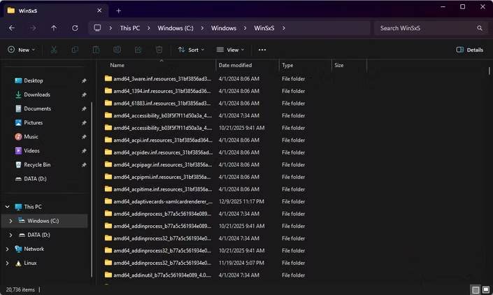 Những thư mục Windows âm thầm chiếm tới 50GB dung lượng lưu trữ