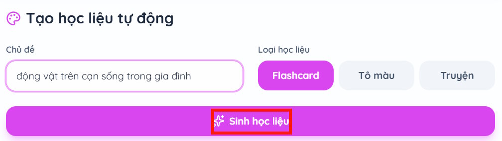 Tạo học liệu trên app soạn giáo án