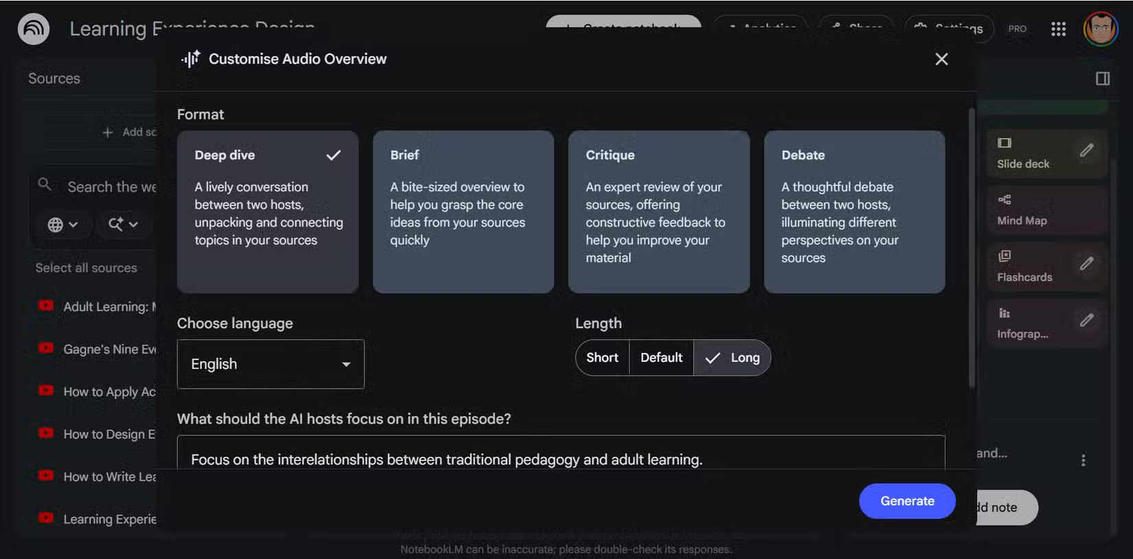 Audio Overview của NotebookLM