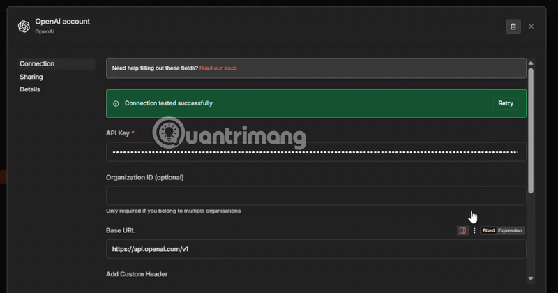 tạo api keys chatgpt