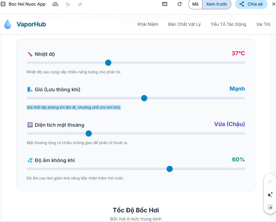 Ứng dụng minh họa bằng Canvas trên Gemini 