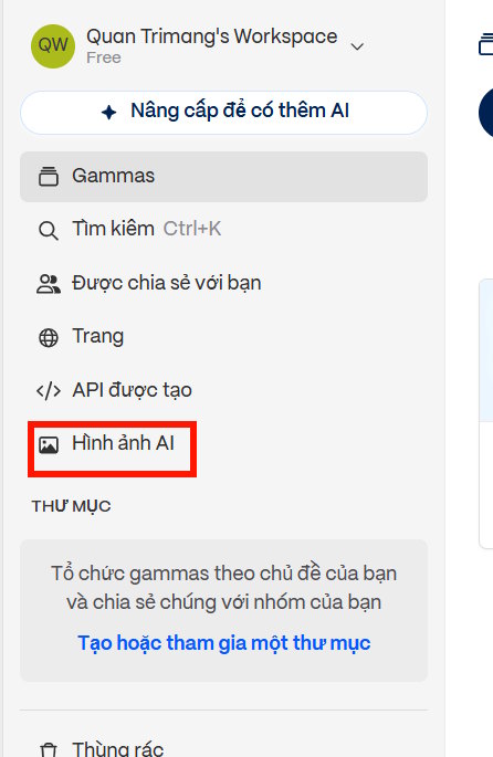 Hình ảnh AI Gamma Imagine