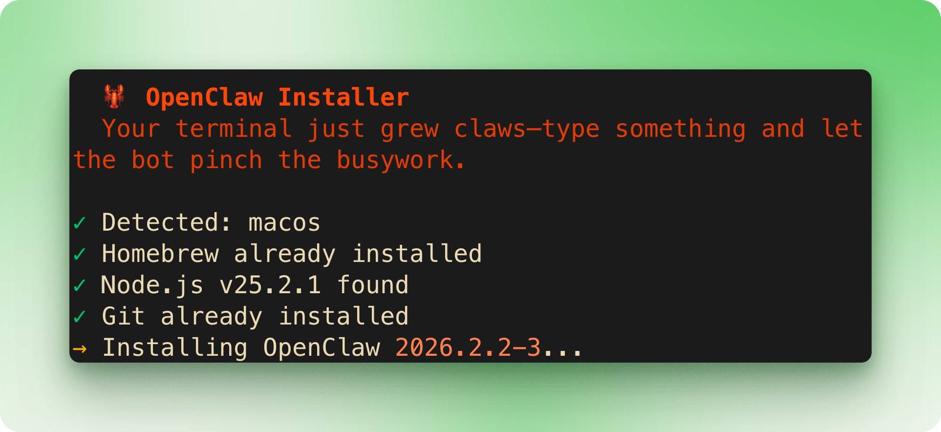 Trình cài đặt OpenClaw