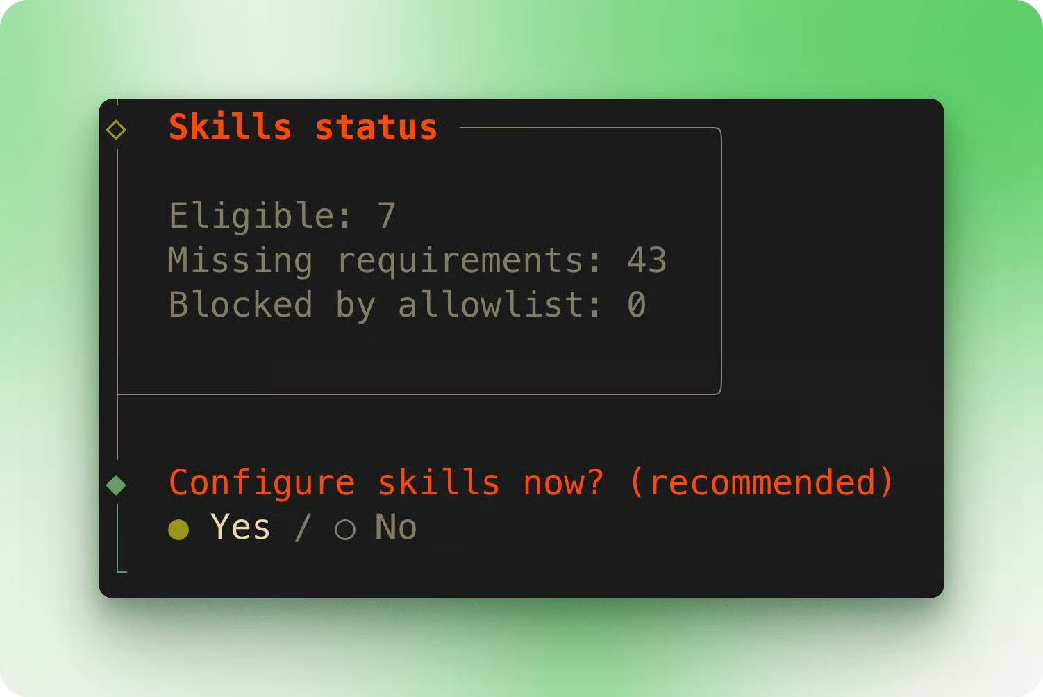 Cấu hình skill OpenClaw