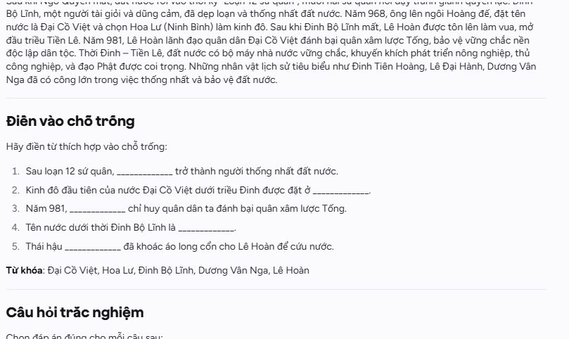 Prompt mô tả phiếu bài tập tạo trên Magic School