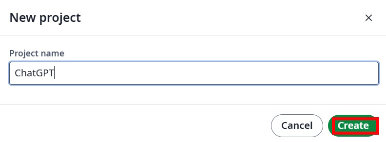 Đặt tên cho dự án mới trên Overleaf